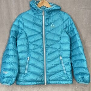 Gerry  Light Puffer Jacket  Ocean Aqua Color‎ Packable Girls Size 14-16